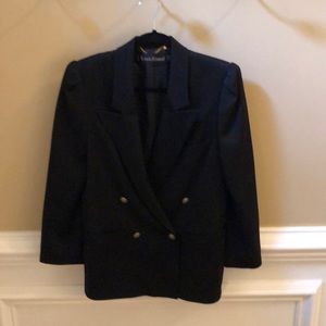 Black blazer double breasted